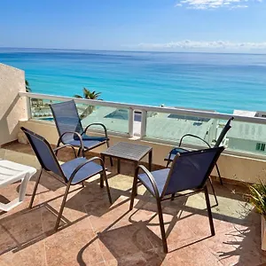 Brisas Shores Penthouse Ocean View Terrace Zone , Cancún México
